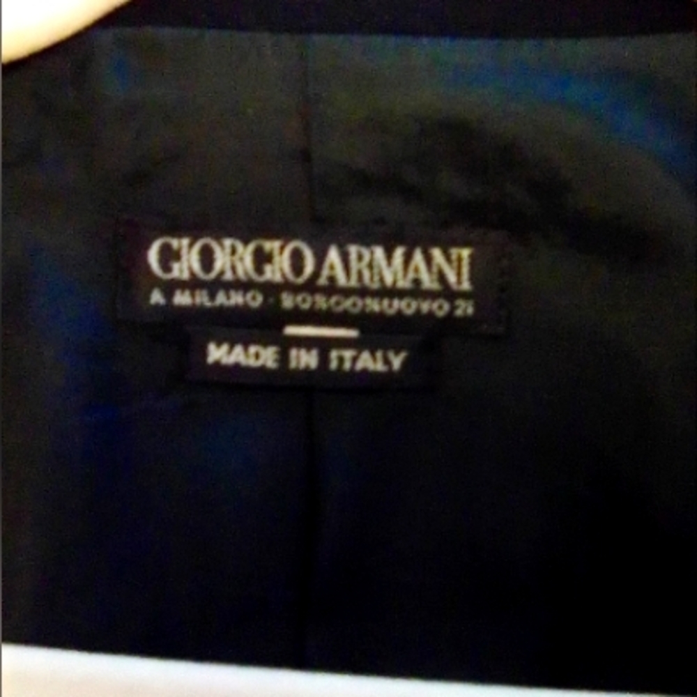 Giorgio Armani Black Jacket